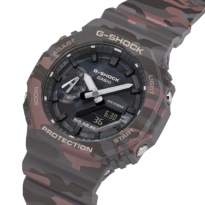 Casio G-Shock Gray Dial Ana-Digital Sporty Men's Watch- GA-2100CMD-8A